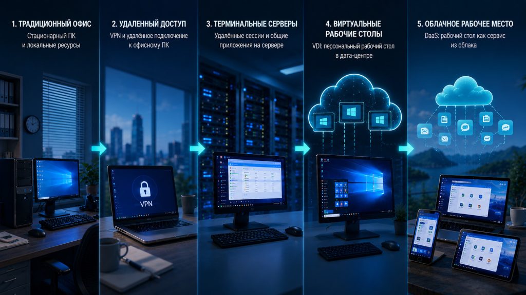 Удаленные рабочие места: главное о технологиях и безопасности